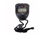 1/2x Handheld Stop Watch Digital Chronograph Sport Counter Stopwatch Timer Alarm