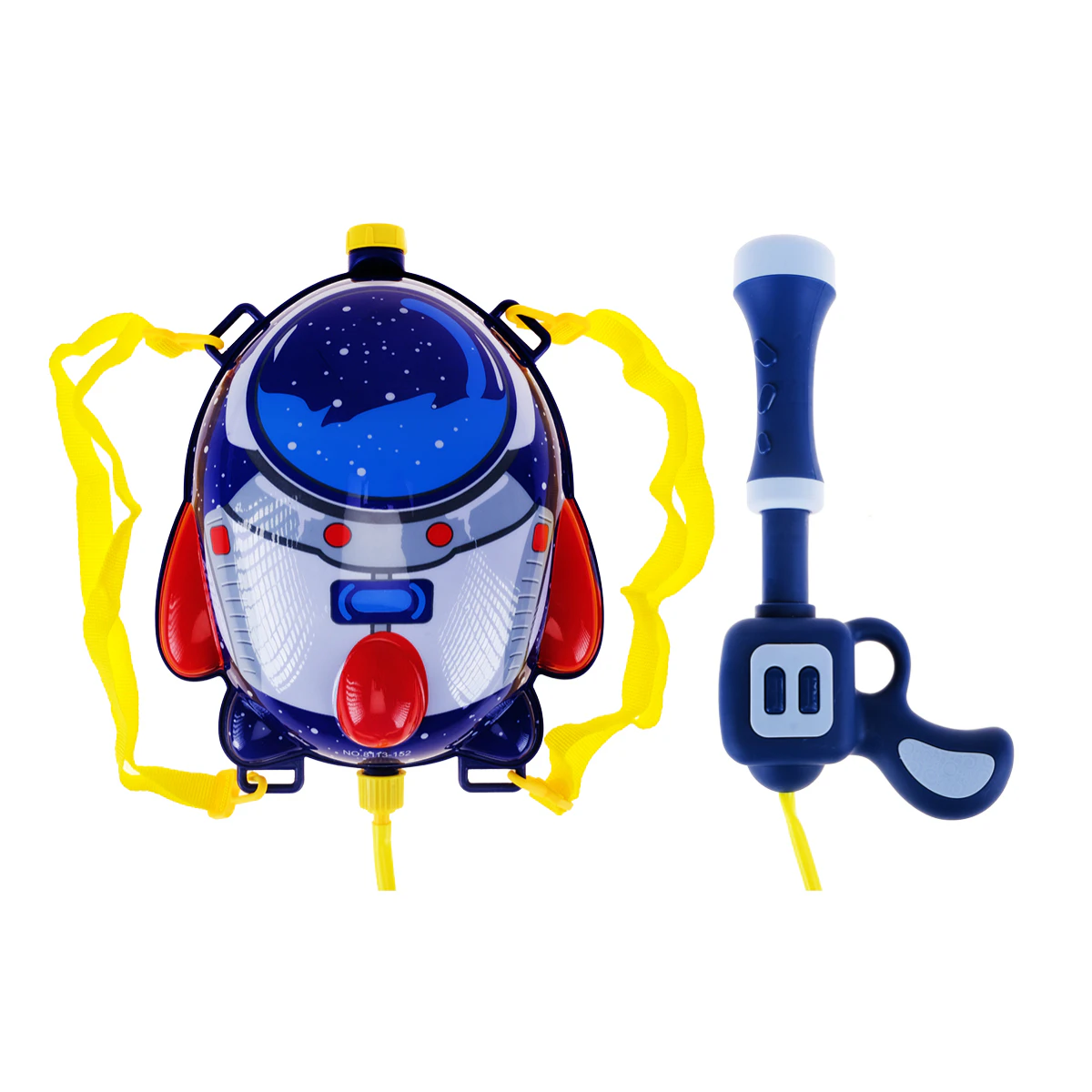 Summer Splash 2.4L Water Gun & Spaceship Backpack With Adjustable Straps