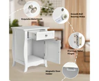 Wooden Nightstand Drawer Bedside Table Storage Cabinet Bedroom Furniture