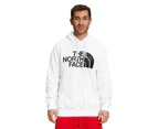 Men The North Face Half Dome Pullover White Cotton Hoodie Cotton/Polyester - White