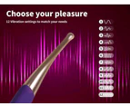 Urway Clitoral Stimulator Vagina G spot Wand Vibrator Clit USB Sex Toy Purple