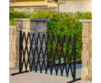 Garden Security Fence Gate Expandable Barrier Safety Aluminum Pet Indoor Outdoor