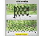 Garden Security Fence Gate Expandable Barrier Safety Aluminum Pet Indoor Outdoor