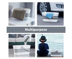 BOOMJOY 12L Collapsible Bucket Foldable Mop Bucket for Cleaning Water Bucket for Camping Window Washing Laundry Fishing Grey
