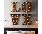 LED Metal Number Lights Free Standing Hanging Marquee Event Party D?cor Number 6