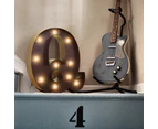 LED Metal Number Lights Free Standing Hanging Marquee Event Party D?cor Number 6