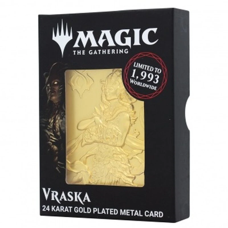 Fanattik Magic The Gathering Precious Metal Collectibles 24k Vraska