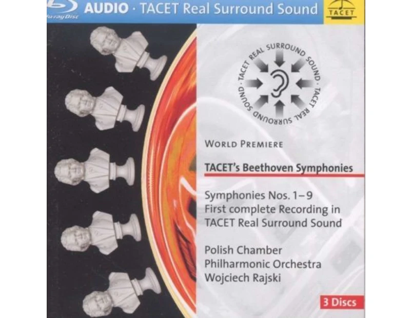 Tacet's Beethoven Symphonies Nos. 1-9  [BLU-RAY AUDIO] USA import