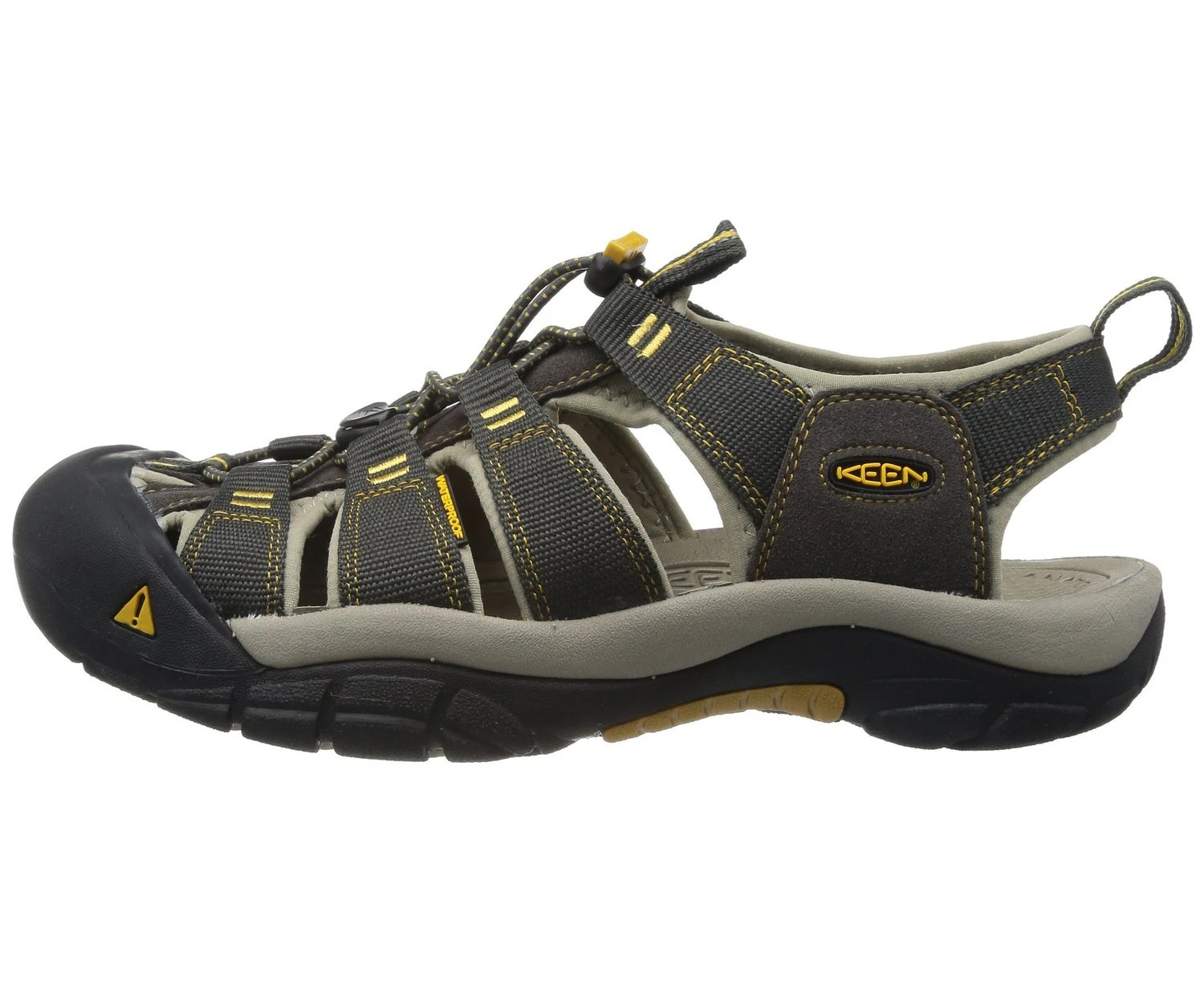 (Multicolor (raven/aluminum), 7 UK) - Keen Newport H2 (Men's) Sandal - Raven/Black