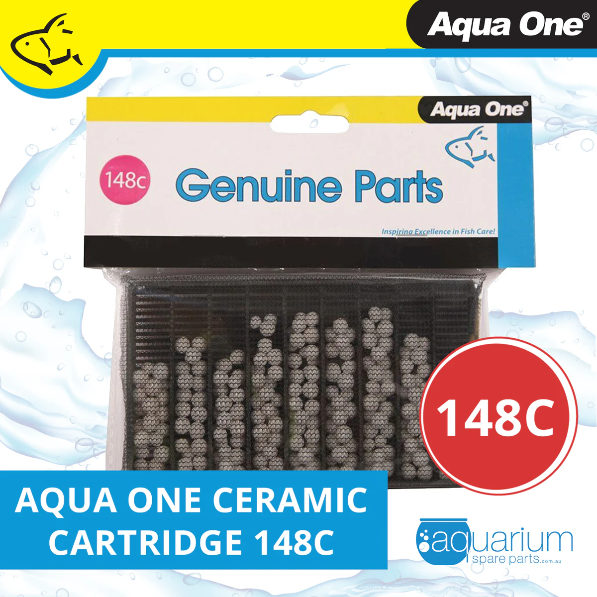 Aqua One AquaZone 25 Ceramic Cartridge 148c (25148c)