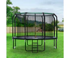 Centra Trampoline Round Trampolines Basketball set Safety Net Pad Mat 12FT