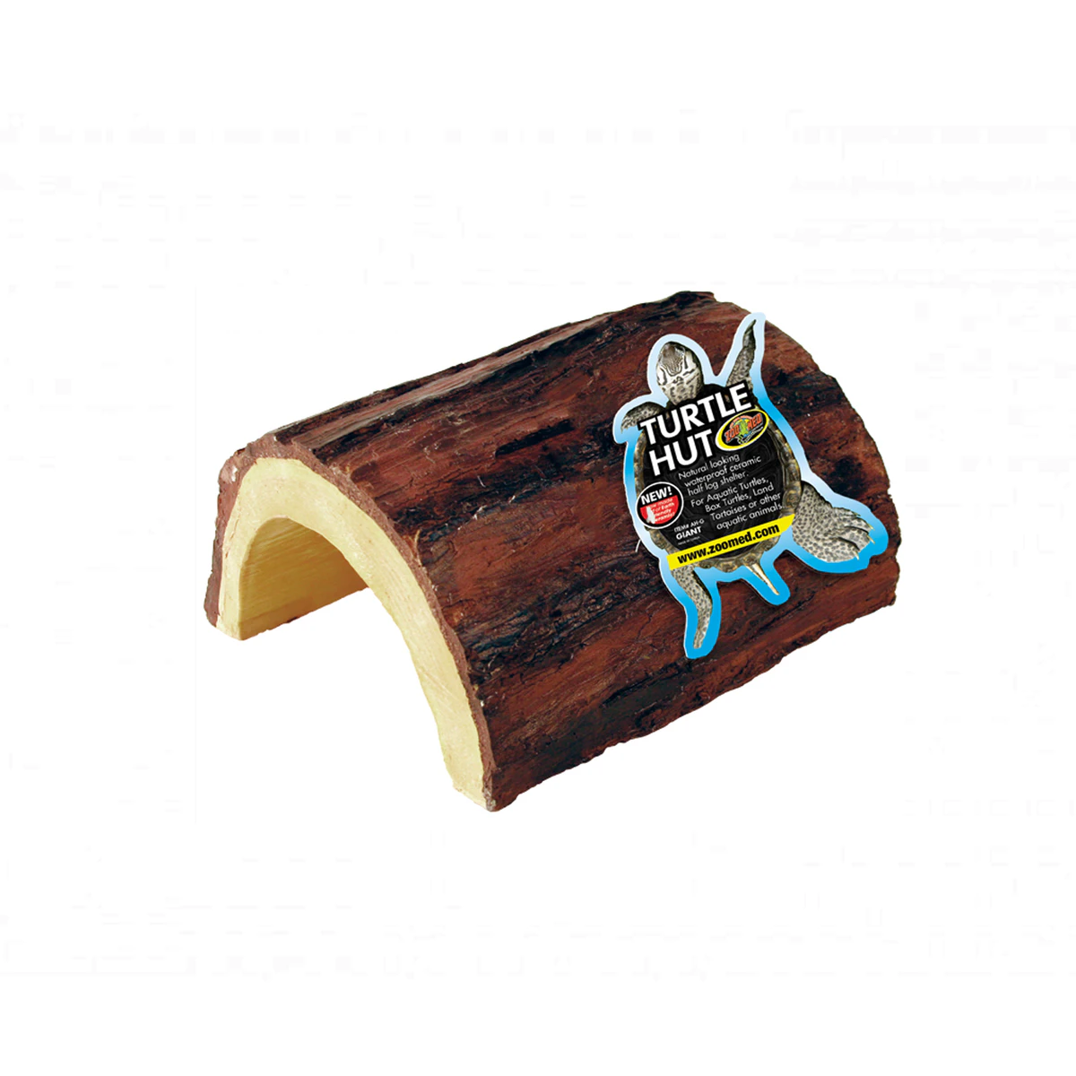 Zoo Med Turtle Hut Half Log Medium (AH-M)