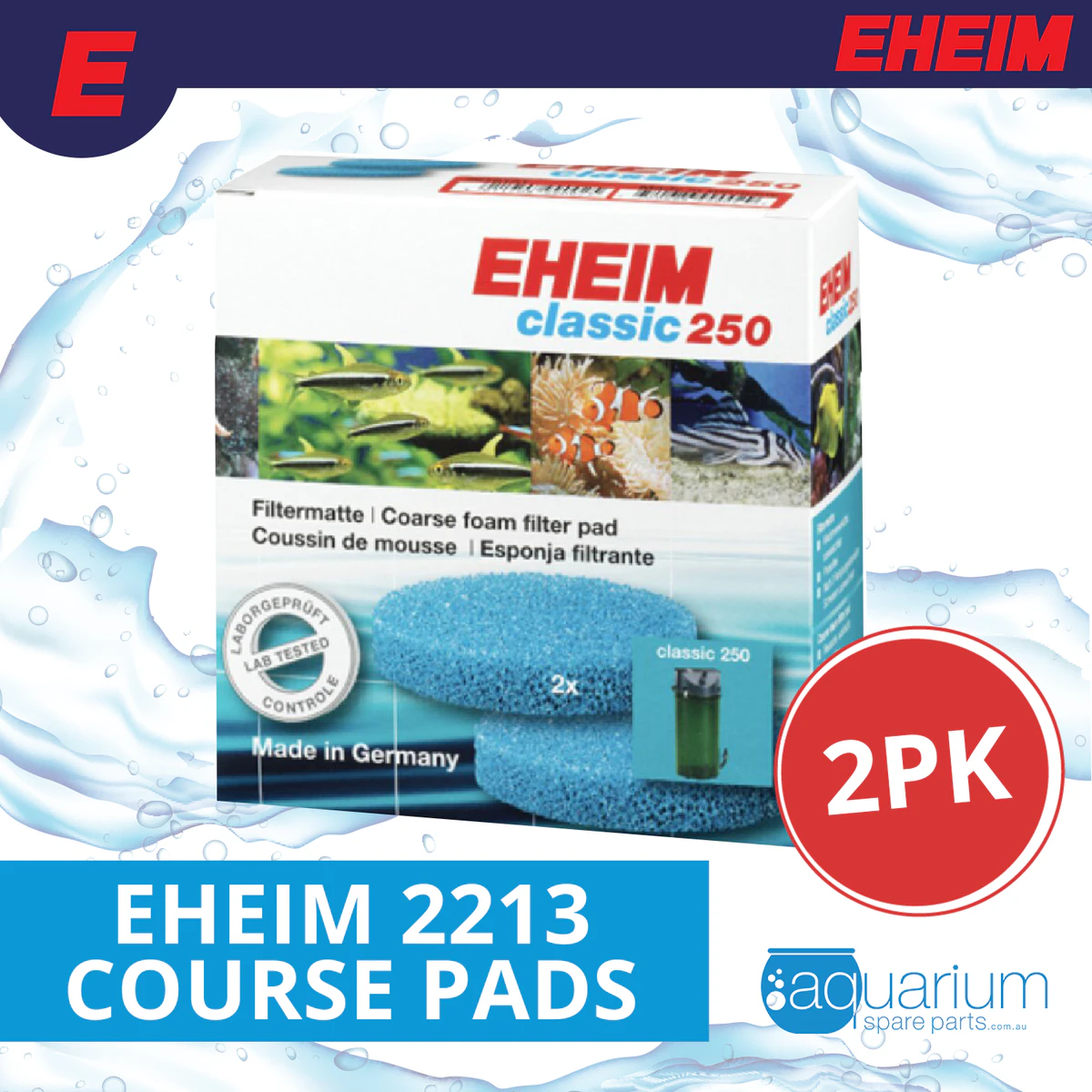 Eheim 2213 Course Pads (2pk) (2616131)