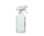 4x 500ml Clear Glass Spray Bottles Trigger Water Sprayer Aromatherapy Dispenser