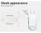 4x 500ml Clear Glass Spray Bottles Trigger Water Sprayer Aromatherapy Dispenser