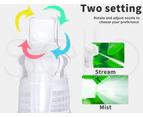 4x 500ml Clear Glass Spray Bottles Trigger Water Sprayer Aromatherapy Dispenser