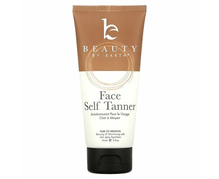 Face Self Tanner, Sunless Tanning Lotion, Fair To Medium, 3 fl oz (85 ml)