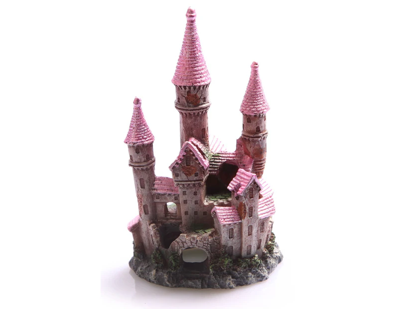 Aqua One Pink Ruined Castle Ornament - Large (36869)