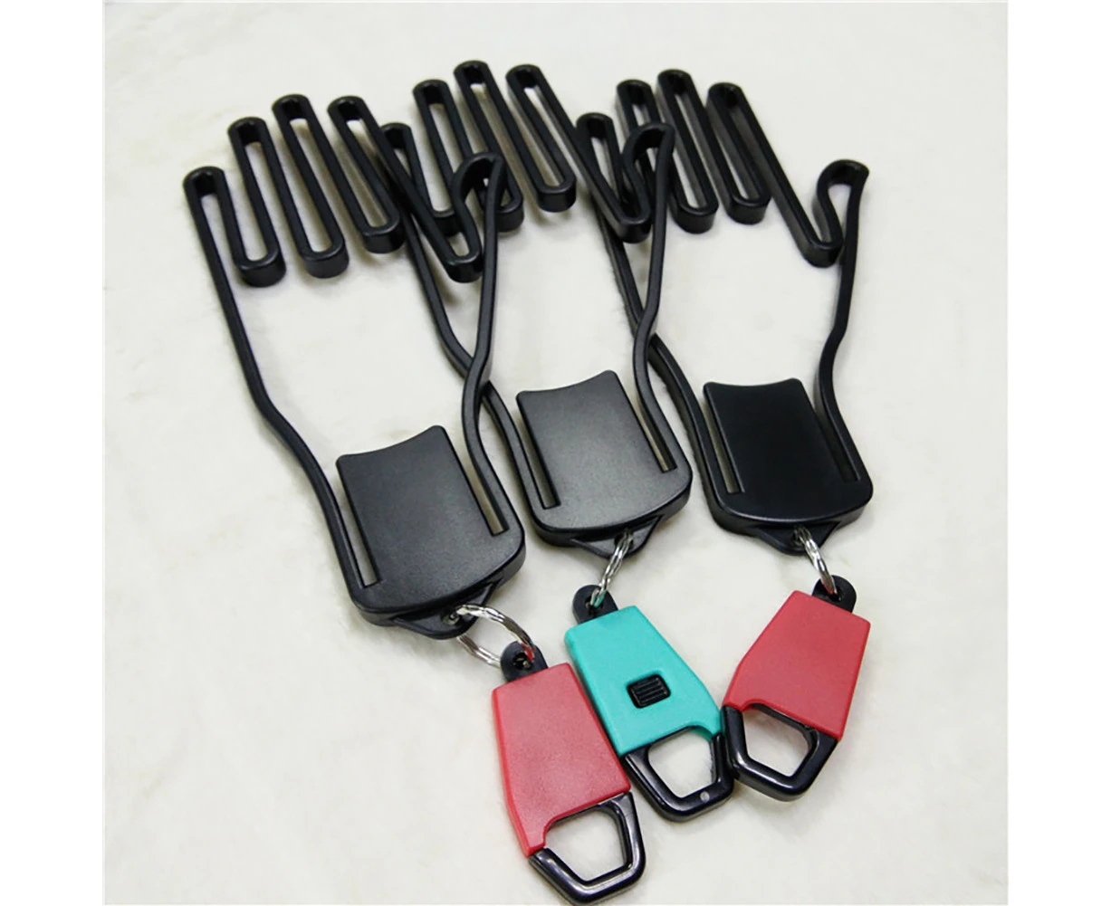 Golf Glove Keychain Holder Rack Frame Dryer Hanger Stretcher Sports Golfer Tool - Random Color