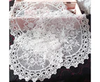 puluofuh Cup Mat Eco-friendly Lace Design Polyester Decorative Cup Pad Supplies for Home-15cm 9