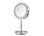 Magnifying Makeup Dimmable  Rechargeable Double Sided Lighted Mirror-7-inch button switch+charging version