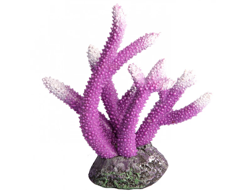 Aqua One Purple Staghorn Ornament 6.5x14.5x15.5cm (36900)