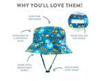 Splosh Out & About Construction Kids/Children Outdoor Sun Hat w/Strap - Multicoloured