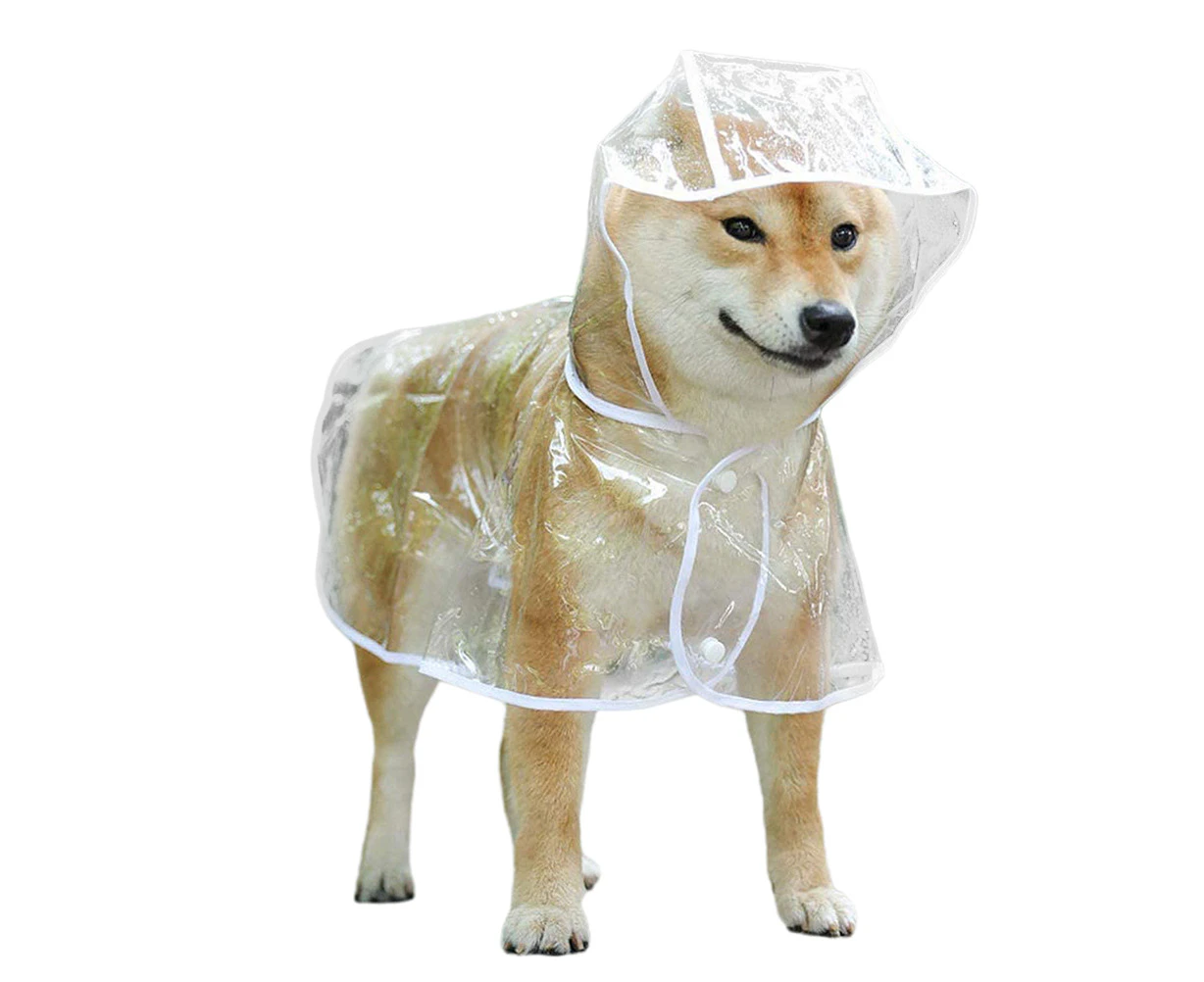 Waterproof Pet Raincoat Portable Pet Raining Coat Breathable Lightweight Dog Rain Poncho