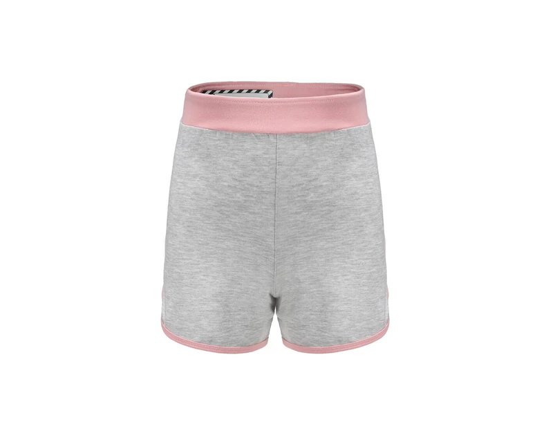 DECATHLON DOMYOS Kid's Baby Gym Shorts - 500 Light Grey