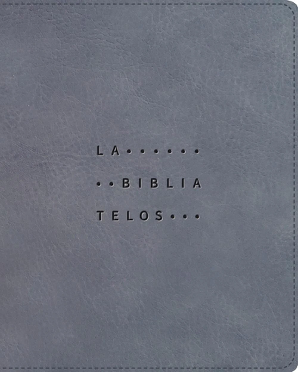 Nvi, La Biblia Telos Para Jvenes, Revisin 2022, Leathersoft, Gris, Interior a DOS Colores, Comfort Print