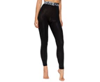 Womens Calvin Klein Black Slim Fit Pull On High Rise Leggings