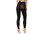 Womens Calvin Klein Black Slim Fit Pull On High Rise Leggings