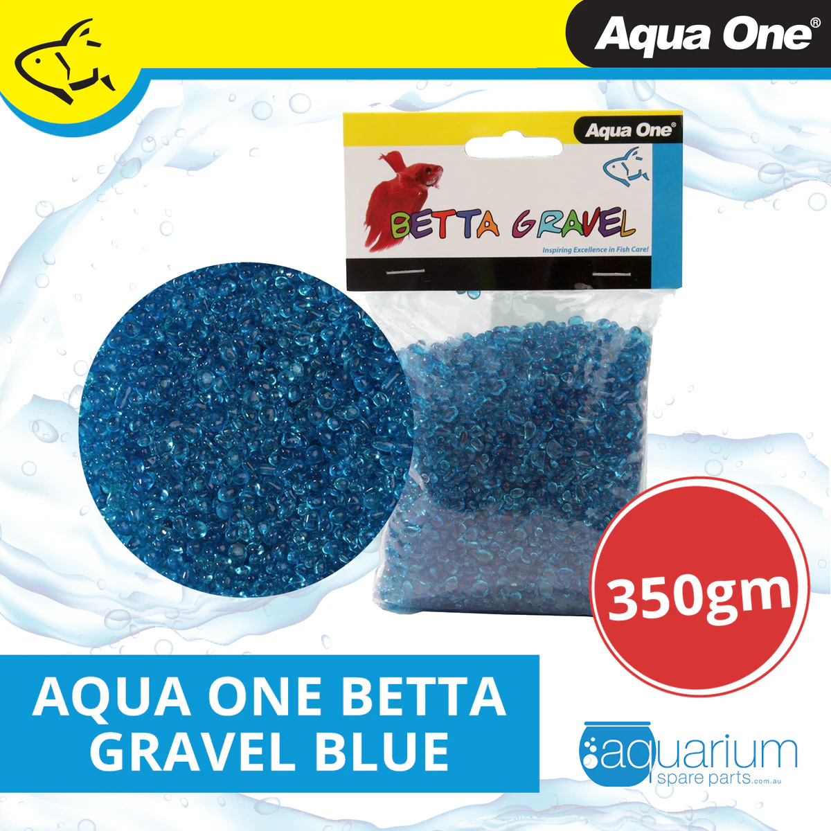 Aqua One Betta Gravel Blue 350gm (12258)