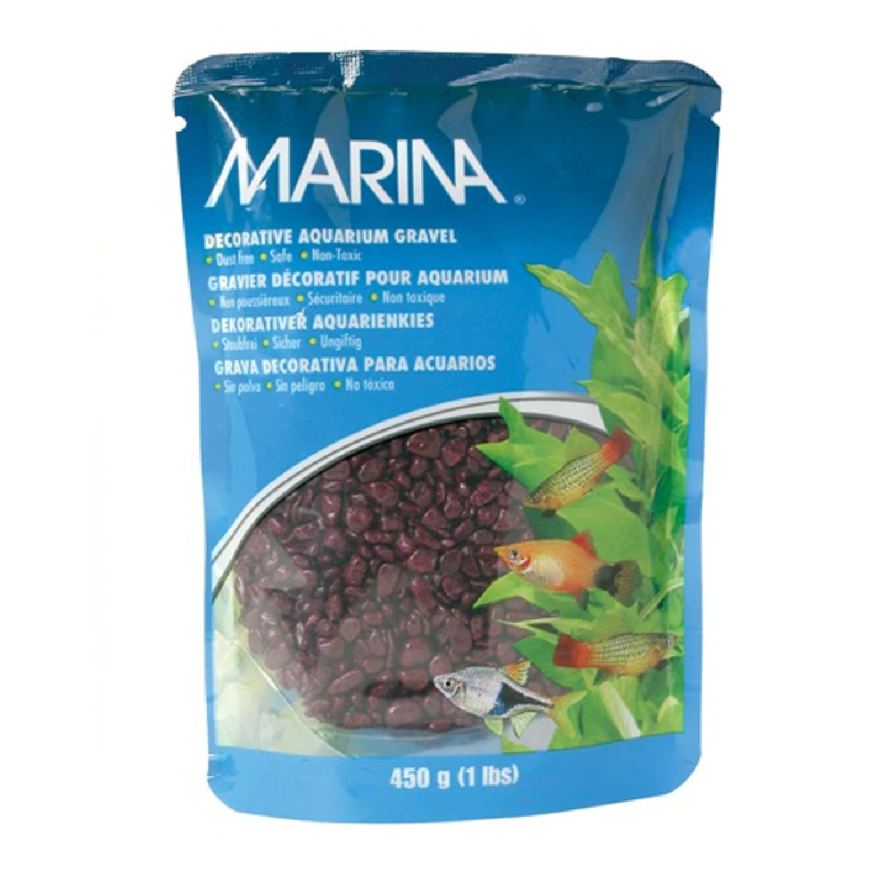 Marina Gravel Burgundy (450gm) (12380)