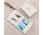 4 Inch Mini Photo Album Uniform Inner Core Pockets Small Picture Album with Natural Page Turning 4 Inch 2 Frames 200 Sheets Type 3