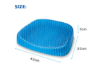 Gel Honeycomb Seat Cushion Flex Back Support Spine Breathable Protector Relief