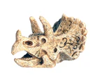 Aqua One Dinosaur Head W Horn Ornament (36783)