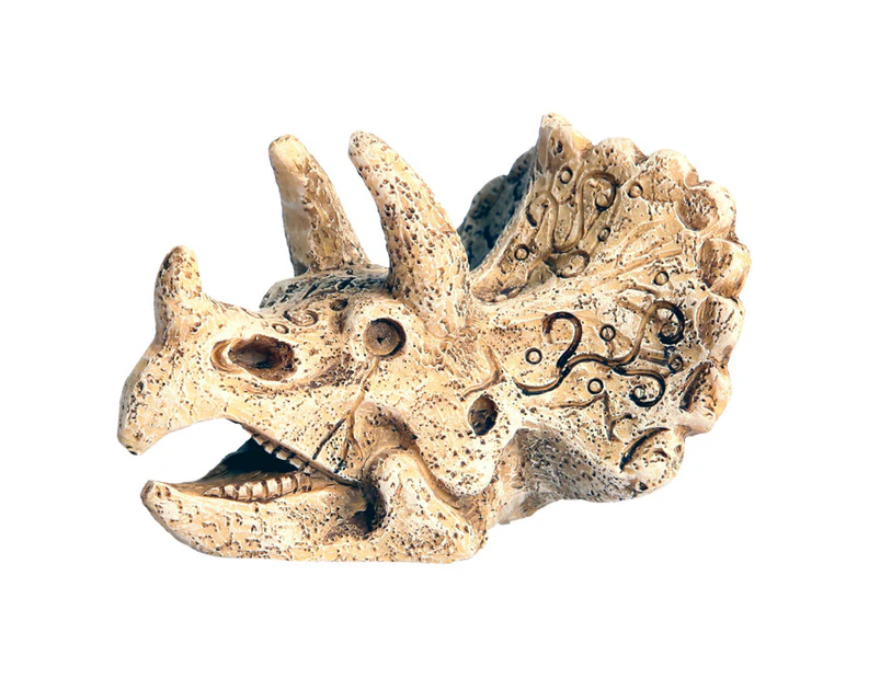 Aqua One Dinosaur Head W Horn Ornament (36783)
