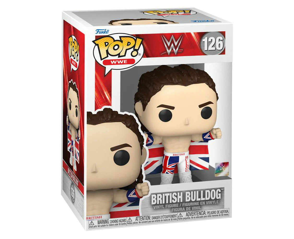 WWE British Bulldog Pop! Vinyl