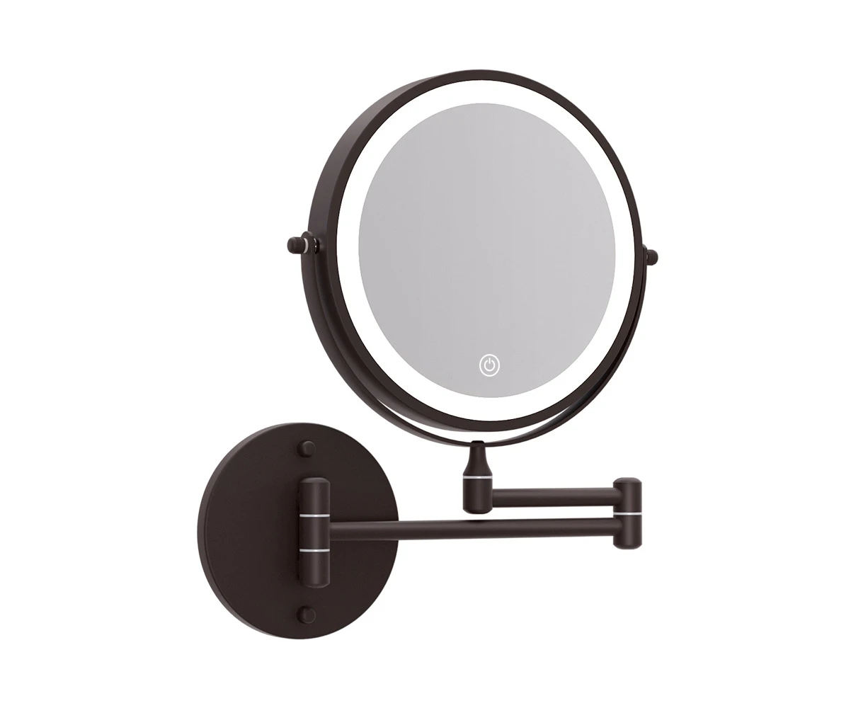 Embellir Extendable Makeup Mirror 10X Magnifying Double-Sided Bathroom Mirror BR