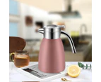 SOGA 2X 1.2L Stainless Steel Kettle Insulated Vacuum Flask Water Coffee Jug Thermal Pink