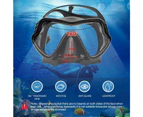 Unisex Diving Goggles Set Silicone Anti-Fog Scuba Snorkel Mask Swimming Glasses