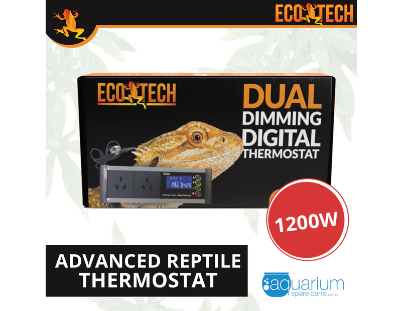 Eco Tech Advanced Reptile Thermostat with Day/Night Function and Electronic Dimming (EGT45)