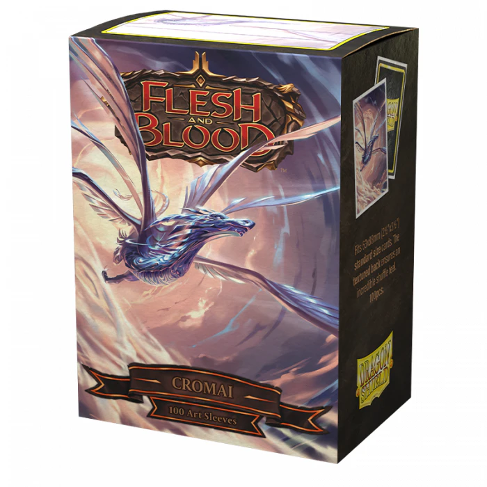 Sleeves Dragon Shield Box 100 Matte Art Flesh And Blood Cromai