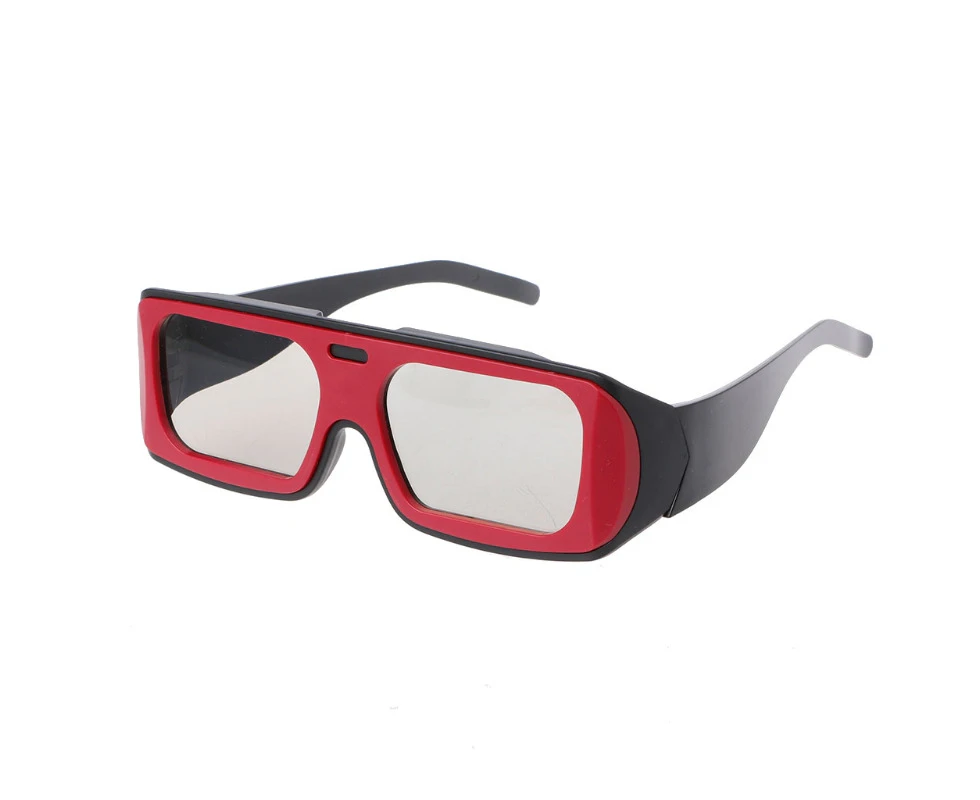 3D Stereo Glasses Without Any Distortion for Watching Such Stereo Movies - White