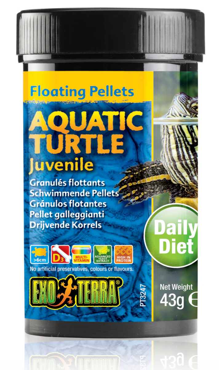 Exo Terra Aquatic Turtle Food Juvenile - 43gm (PT3247)