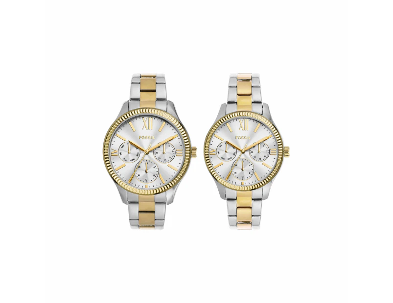 Fossil Rye Two Tone Watch Set BQ2737SET