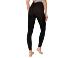 Womens Calvin Klein Black Slim Fit Pull On Leggings