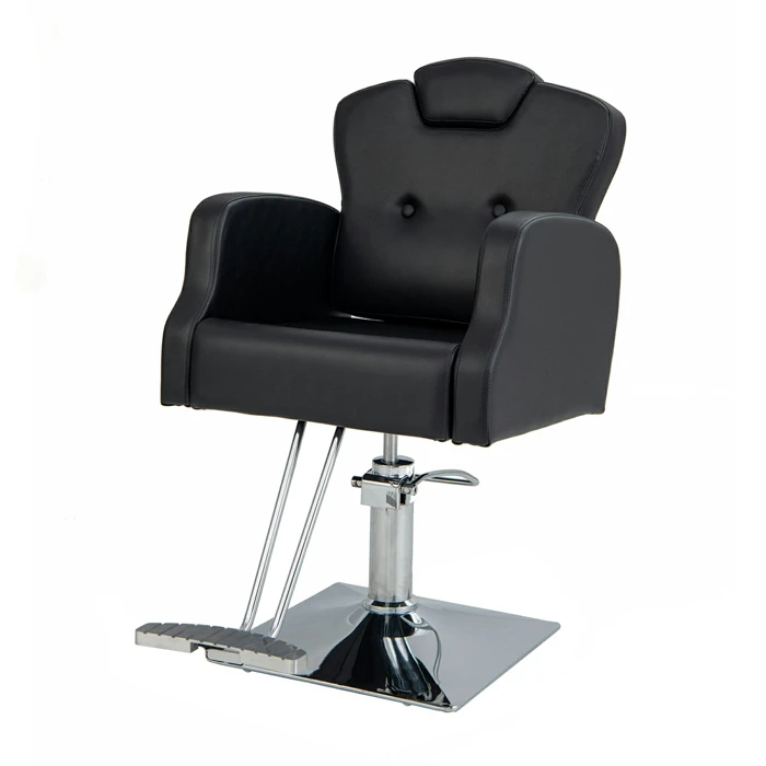 Costway Swivel Barber Chair Stool Hydraulic Salon Armchair w/Footrest Hairdressing