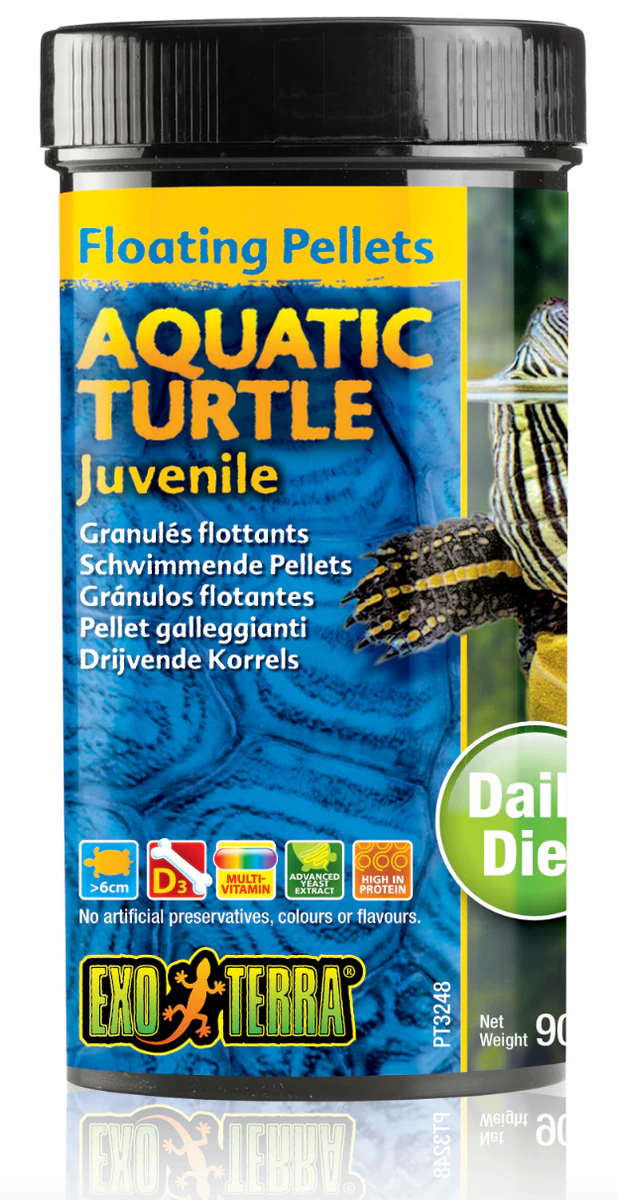 Exo Terra Aquatic Turtle Food Juvenile - 90gm (PT3248)